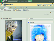 Tablet Screenshot of naturallyinsane.deviantart.com