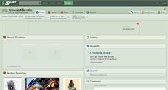 Desktop Screenshot of crowded-elevator.deviantart.com
