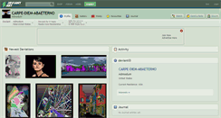 Desktop Screenshot of carpe-diem-abaeterno.deviantart.com