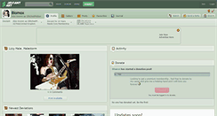 Desktop Screenshot of biomox.deviantart.com