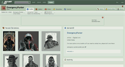 Desktop Screenshot of emergencypunter.deviantart.com