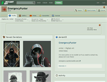 Tablet Screenshot of emergencypunter.deviantart.com