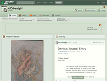 Tablet Screenshot of mso-bandgirl.deviantart.com