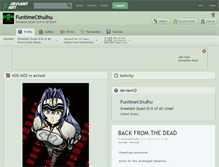 Tablet Screenshot of funtimecthulhu.deviantart.com