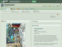 Tablet Screenshot of letsalldropdead.deviantart.com