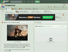 Tablet Screenshot of chicagogrizzly.deviantart.com