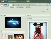Tablet Screenshot of katyg.deviantart.com