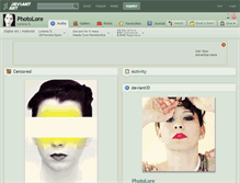 Tablet Screenshot of photolore.deviantart.com