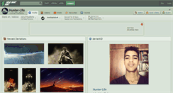 Desktop Screenshot of hunter-life.deviantart.com