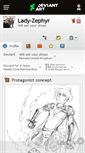 Mobile Screenshot of lady-zephyr.deviantart.com