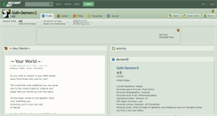 Desktop Screenshot of goth-demonv2.deviantart.com