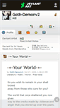 Mobile Screenshot of goth-demonv2.deviantart.com