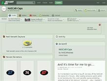 Tablet Screenshot of nascar-caps.deviantart.com