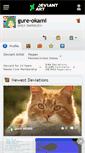 Mobile Screenshot of gure-okami.deviantart.com