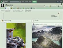 Tablet Screenshot of gehoersturz.deviantart.com