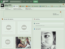 Tablet Screenshot of daisy1991.deviantart.com