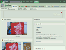 Tablet Screenshot of jedrilica.deviantart.com