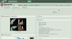 Desktop Screenshot of black-cat-train.deviantart.com