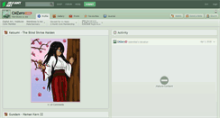 Desktop Screenshot of cmzero.deviantart.com