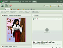 Tablet Screenshot of cmzero.deviantart.com