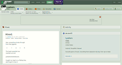 Desktop Screenshot of lysshers.deviantart.com