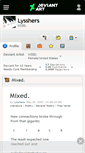 Mobile Screenshot of lysshers.deviantart.com