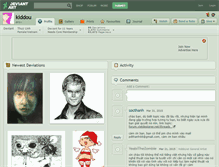 Tablet Screenshot of kiddou.deviantart.com