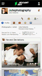 Mobile Screenshot of juliephotography.deviantart.com