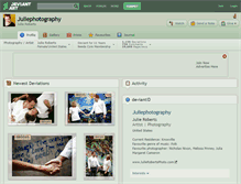 Tablet Screenshot of juliephotography.deviantart.com