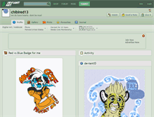 Tablet Screenshot of chibired13.deviantart.com