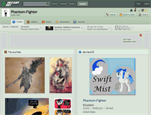 Tablet Screenshot of phantom-fighter.deviantart.com