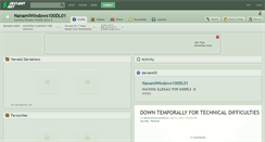 Desktop Screenshot of nanamiwindows100dl01.deviantart.com