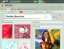 Tablet Screenshot of albatrossed.deviantart.com