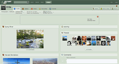 Desktop Screenshot of h1lle.deviantart.com