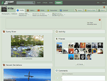Tablet Screenshot of h1lle.deviantart.com