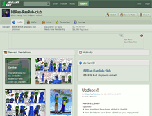 Tablet Screenshot of bbrae-raerob-club.deviantart.com