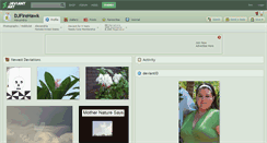 Desktop Screenshot of djfirehawk.deviantart.com