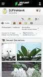 Mobile Screenshot of djfirehawk.deviantart.com