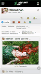 Mobile Screenshot of nikkouchan.deviantart.com
