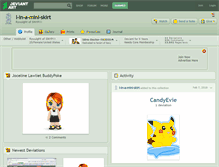 Tablet Screenshot of l-in-a-mini-skirt.deviantart.com
