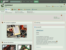 Tablet Screenshot of ellethesteri.deviantart.com