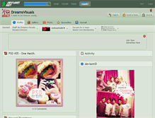 Tablet Screenshot of dreamsvisuals.deviantart.com