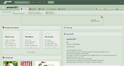 Desktop Screenshot of amazon281.deviantart.com