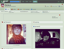 Tablet Screenshot of chevey-o.deviantart.com