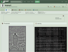 Tablet Screenshot of kindred.deviantart.com