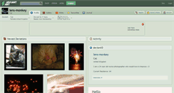 Desktop Screenshot of lens-monkey.deviantart.com