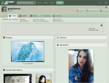 Tablet Screenshot of gaabilemos.deviantart.com