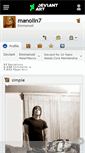 Mobile Screenshot of manolin7.deviantart.com