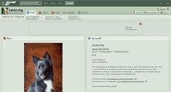 Desktop Screenshot of laurewing.deviantart.com