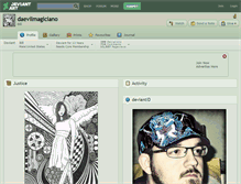 Tablet Screenshot of daevilmagiciano.deviantart.com